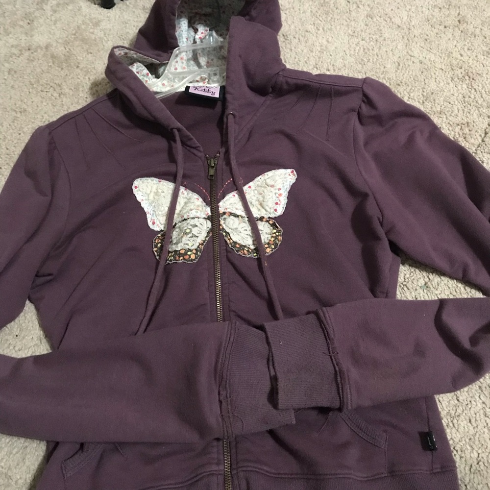 L.A. Kitty Purple Hoodie